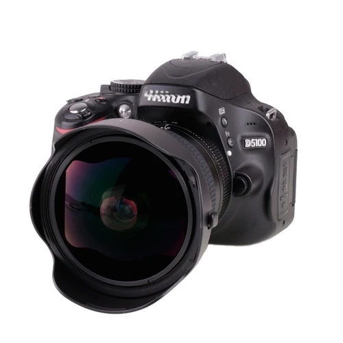 니콘 DSLR 카메라 용 8mm F/3.0 초광각 어안 렌즈, D3100 D3200 D5200 D5500 D7000 D7200 D800 D700 D90 D7100 무료 배송 3