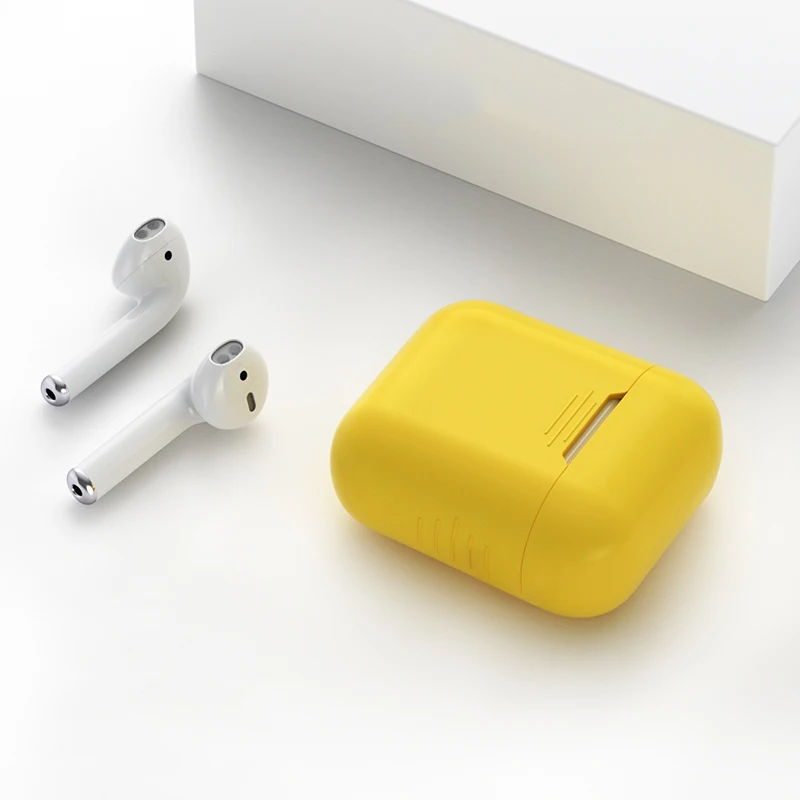 Силиконовый чехол для Apple Airpods для Air Pods чехол s для Airpods Pro Bluetooth наушники кожаный чехол для наушников Аксессуары - Цвет: Case For Airpods