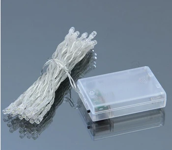 

50pcs 2M 20 LED or 3M 30 LED Battery Operated LED String for Xmas Garland Party Wedding Show Decoration mini Fairy string