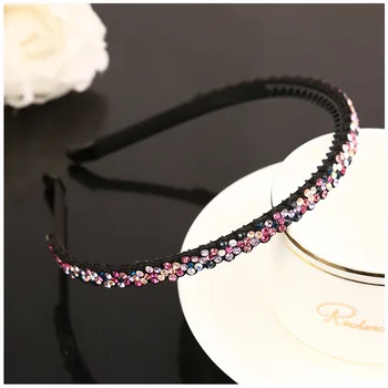 

5pcs Hot sales of 2020 new ladies hair hoop exquisite fashion wholesale rhinestone headband claw ornament bride hair hoop