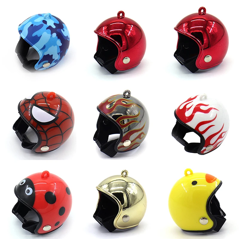 5pcs-thumb-size-of-toy-helmet-chicken-helmet-hard-hat-bird-duck-hat
