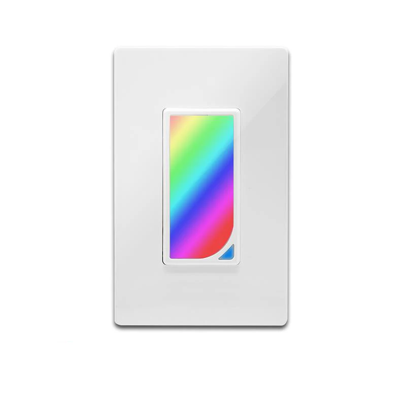 Wifi Smart Home Light Switch LED RGB Scene Light 1200 Colors Light Switch Compatible for Smart Life Tuya Google Home Alexa(US Pl