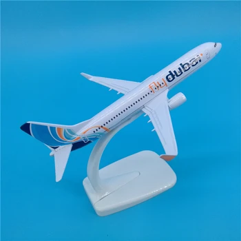

16CM 1/400 scale Boeing B737-800 FLY DUBAI airlines SCALE airplane model toys aircraft diecast plastic give away gifts for kid's