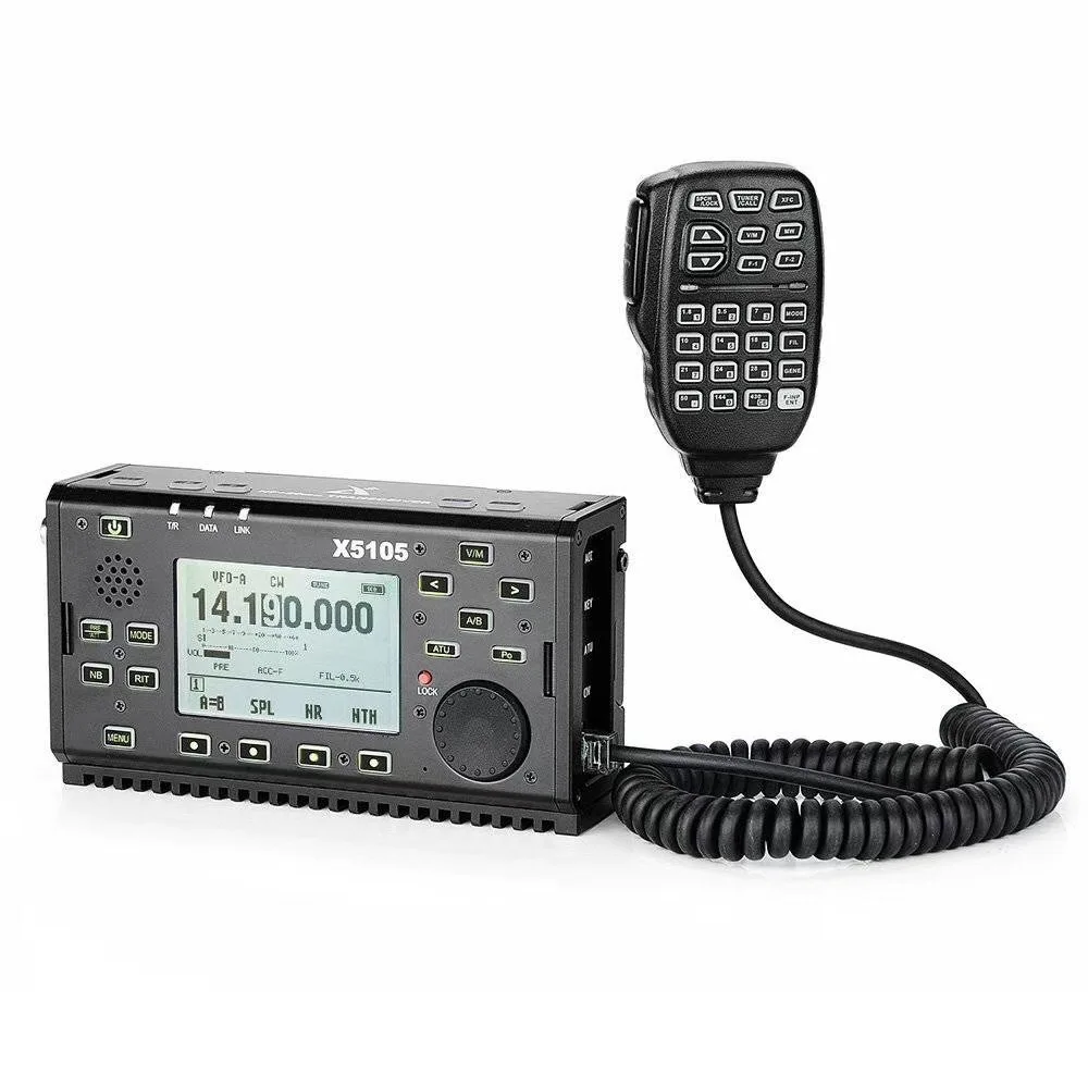 Уличная версия Xiegu X5105 кв приемопередатчик 0 5 30 МГц 50 54 Вт 3800 мАч с выходом IF все