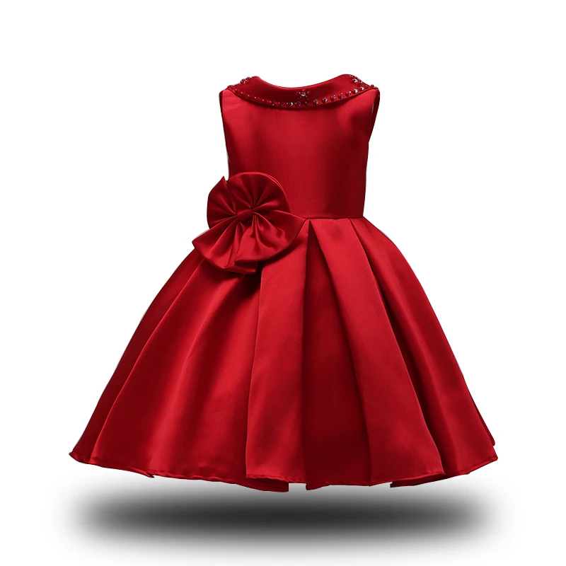 Новинка года; платье с цветочным узором для девочек красное праздничное платье для рождественских праздников детское платье для девочек на свадьбу; платья для девочек; От 3 до 10 лет