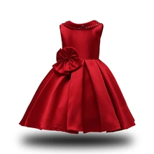 Новинка года; платье с цветочным узором для девочек красное праздничное платье для рождественских праздников детское платье для девочек на свадьбу; платья для девочек; От 3 до 10 лет
