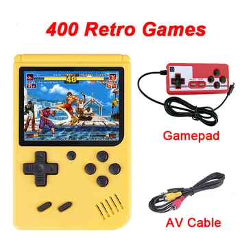 

3.0 Inch Mini Color Game Player Two Players Retro Portable Handheld Game Console 8-Bit Built-in 400 games for kids gifts