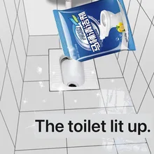 2020 nouveauté Limitée Nettoyant Salle De Bain Atm Chasse D'eau Vert Bulle Wc Parfum Pomme Toilette