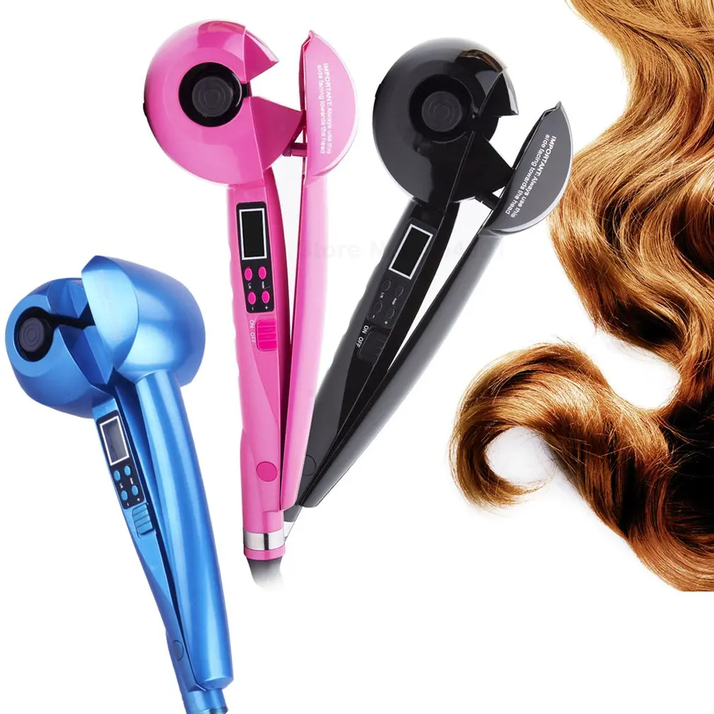 

Full-Automatic Curler Curling Straight Dual-Purpose Curling Stick Pear Flower Large Volume Multi-Function Lcd Display Curler