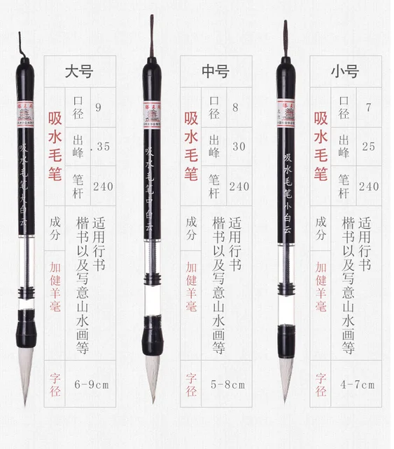 Set Calligrafia Cinese Riutilizzabile - Pennello E Panno Ad Acqua, Per Principianti