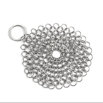 

Round 316L Stainless steel pot brush Cleaner Kitchen Home Wire Brush Pan Cloth Washing Pots Net Cleaning Tool Scrubber