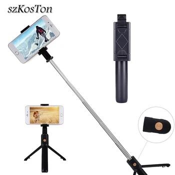 

3 in 1 Wireless Bluetooth Selfie Stick Foldable Tripod Stand Expandable Monopod with Remote Control For iPhone Xiaomi Android