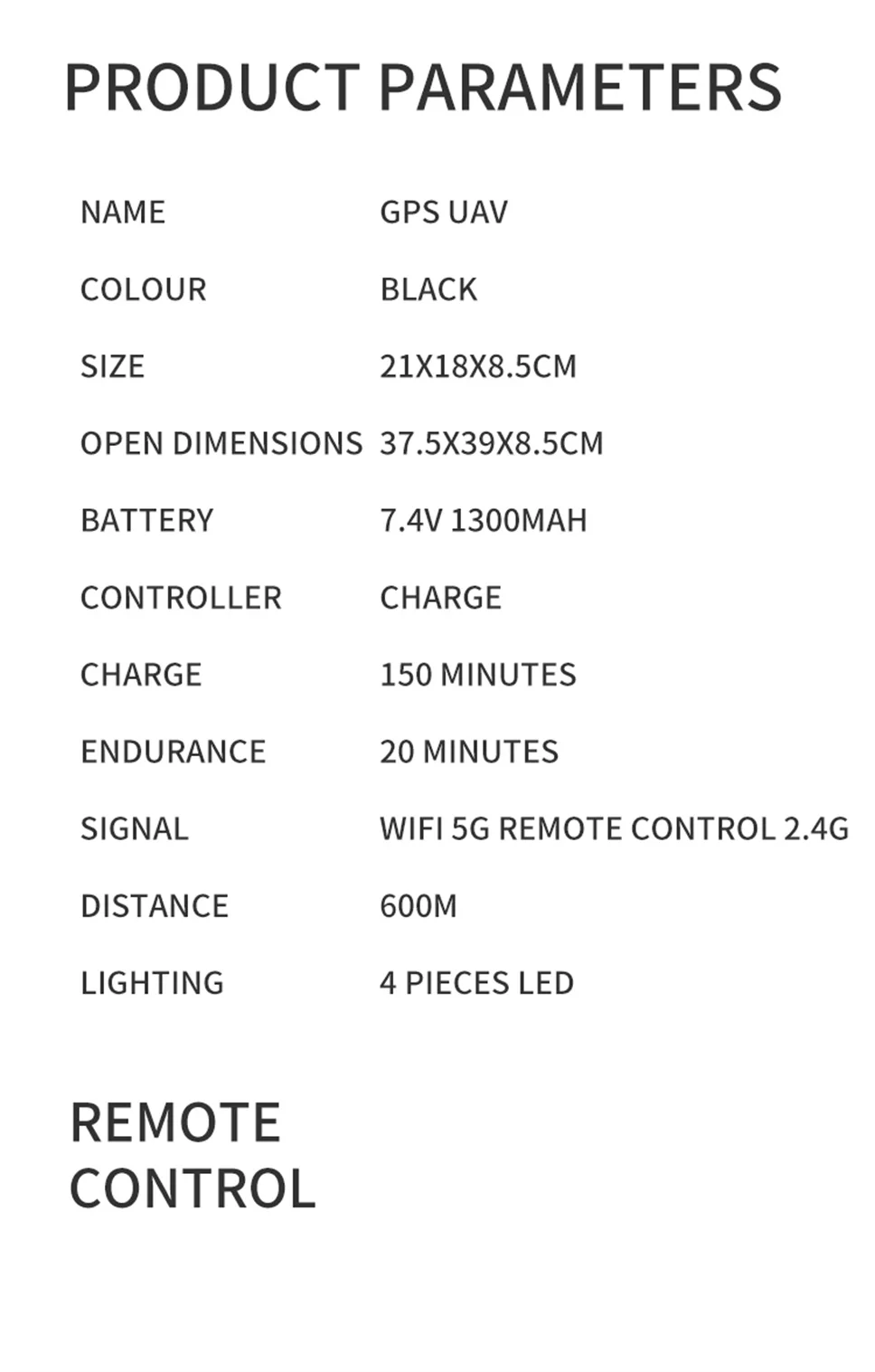 Nova S167 4K Com Câmera GPS Drone