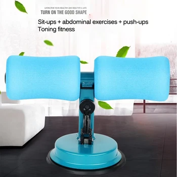 

ABS Trainer Sit Up Bar Self-Suction Fitness Equipment Abdominal Strength Trainer Home Gym Muscle Training Men Women Weightloss