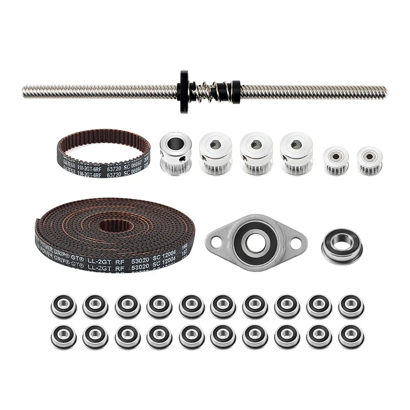 VORON 0 комплект 2GT 20T 16T шкив GT2 LL-2GT RF открытый ремень ГРМ 110-2GT подшипник вала F688 F623 KFL08