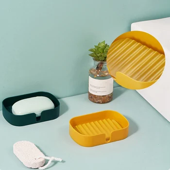 

Soap Holder Single Layers Soap Box Household Soap Box Toilet Bathroom Drain Soap Tray Plastic Soap Holder