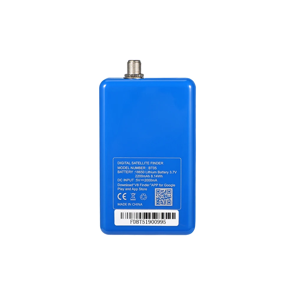 Новый V8 Finder BT05 DVB-S2 Высокое разрешение цифровой спутниковый Finder портативный Satelite Finder Meter Freesat встроенный аккумулятор 18650 Новый V8 Finder BT05 DVB-S2 Высокое разрешение цифровой спутниковый Finder портативный Satelite Finder Meter Freesat встроенный аккумулятор 18650