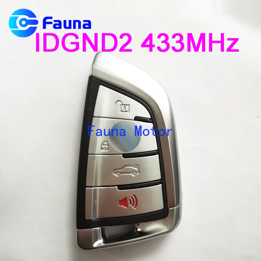 Умный пульт дистанционного управления IDGNG2 с 4 кнопками 433 МГц для BMW CAS4 FEM BDC версия