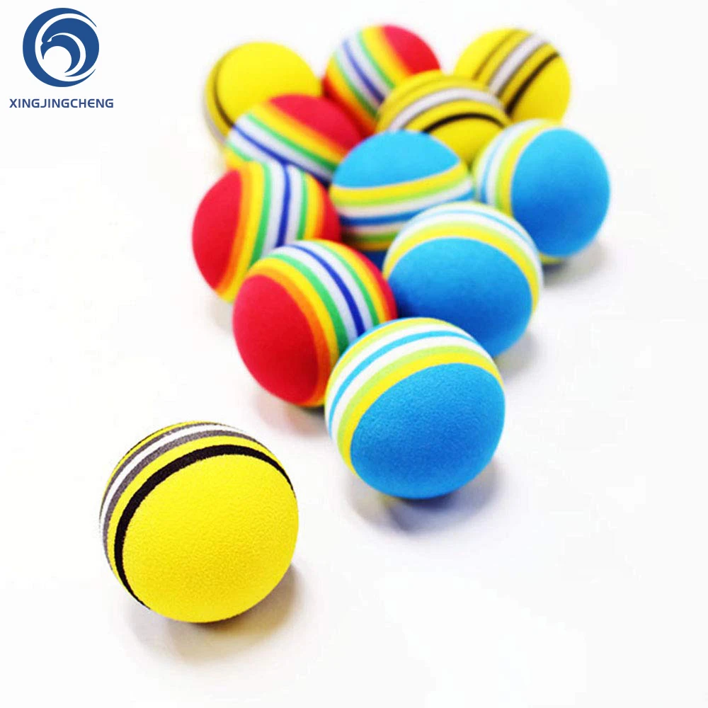 

12Pcs Colorful Rainbow EVA Foam Golf Balls for Indoor Swing Training Aids Blue Yellow Red Golf Practice Balls for Beginners