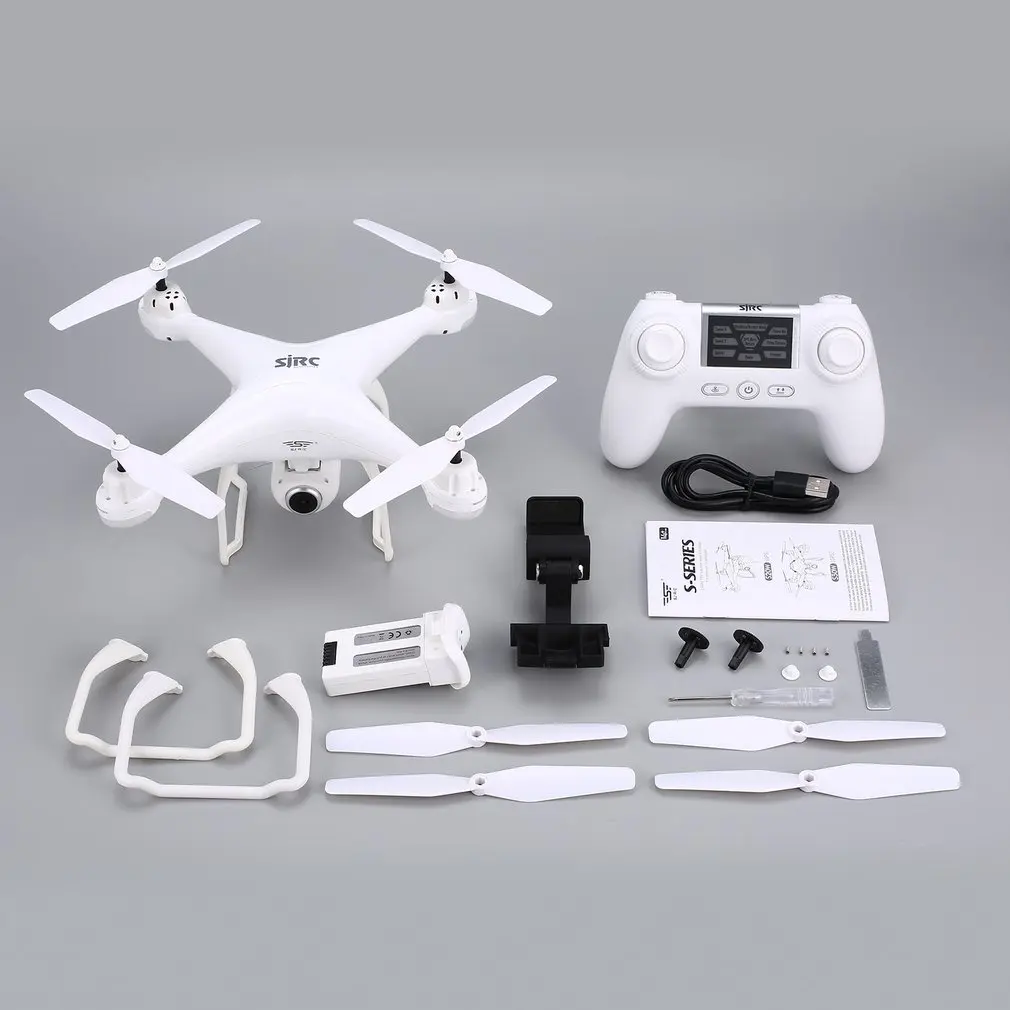 

SJ R/C S20W FPV 720P Camera Selfie Altitude Hold Drone Headless Mode Auto Return Takeoff/Landing Hover GPS RC Quadcopter