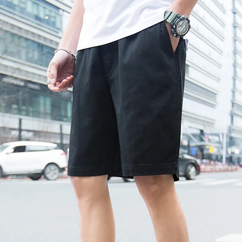 Летние мужские шорты больших размеров повседневные пляжные шорты хлопковые Панталоны cortos hombre новые брендовые короткие брюки для мужчин Уличная одежда