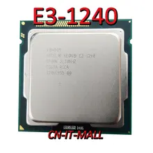 Процессор Intel Xeon E3-1240 CPU 3,3 ГГц 8 МБ 4 ядра 8 потоков LGA1155