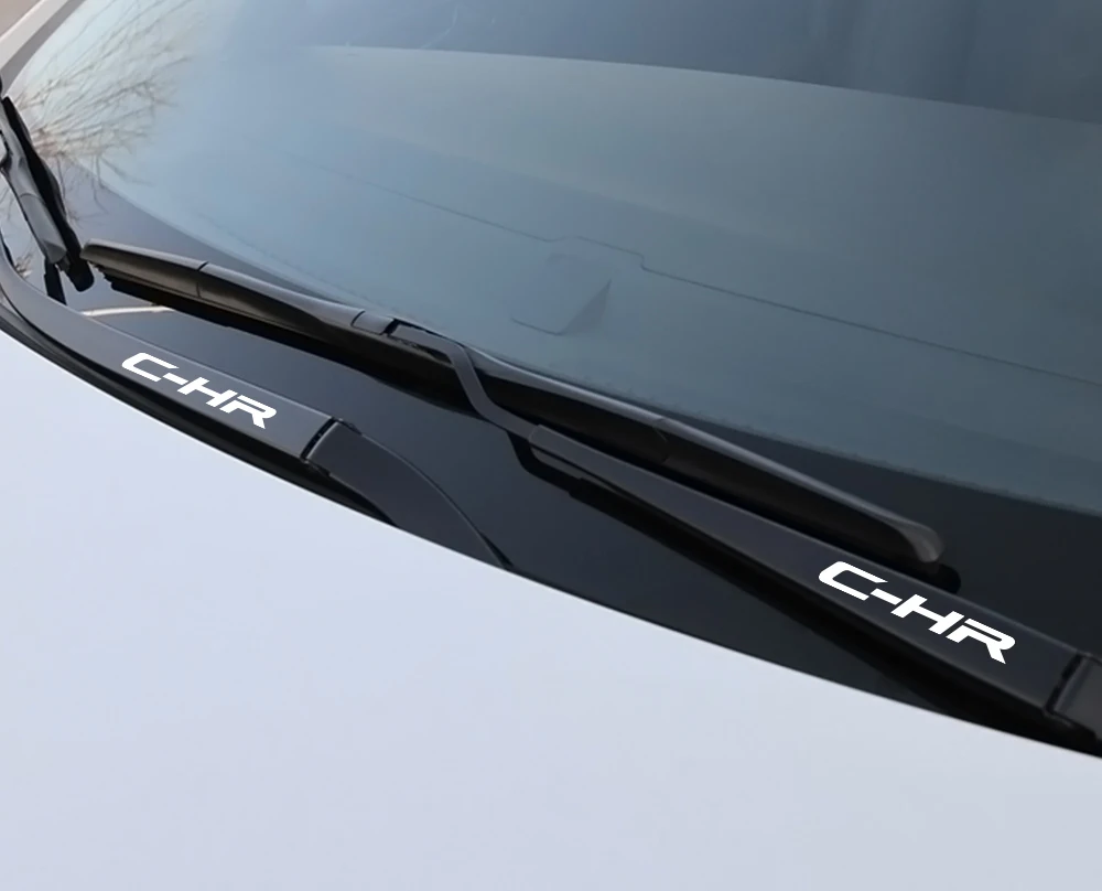 4 шт. Автомобильные Наклейки На стеклоочиститель для Toyota C-HR RAV4 Yaris Camry Land Cruiser Для Avalon Highlander Mirai Avensis Prado Prius