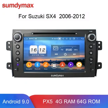 

TDA7851 px5 android 9.0 car dvd player for sx4 s-cross 2006-2012 car multimedia GPS navigation 8core 4g ram 64g rom wifi