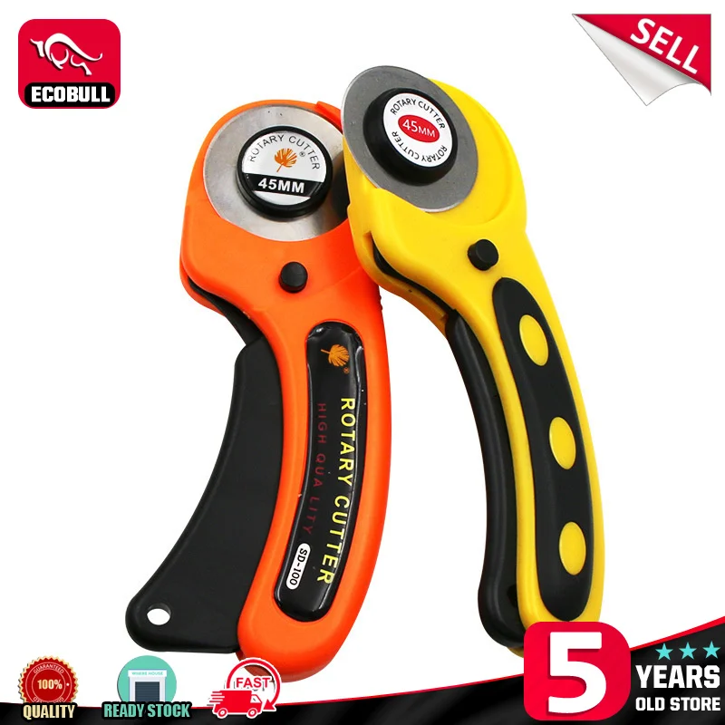 Leather cutter 45mm Round blade Rotary Cutter Leather Cutting hand Tool