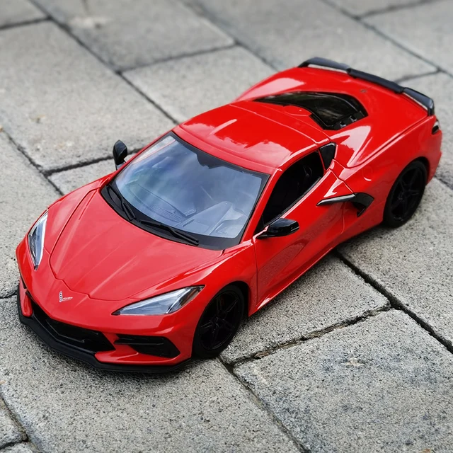 Maisto 1:18 2020 Chevrolet Corvette C8 Stingray Coupe (High Wing) Simulation Sports Car Alloy Retro Car Model Die Casting Model 2020 Stingray Coupe
