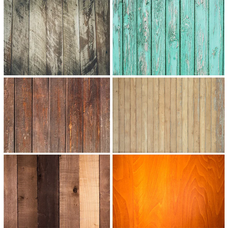 

SHUOZHIKE Vinyl Custom Wood Board Photography Backdrops Props Wooden Plank Floor Photo Studio Background 20925CS-07