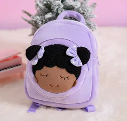 Mochila De felpa para niñas, bolsa de muñecas Dora para bebés, mochila de peluche afroamericana para niños, regalo útil Starpony nuevo