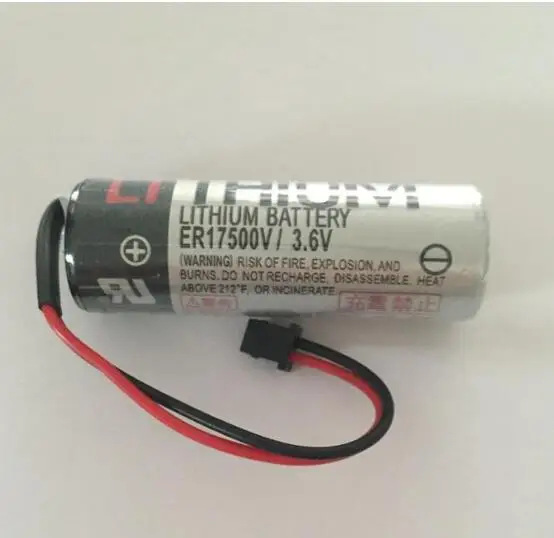 10 шт. 100% Оригинальная Новинка ER17500V ER17/50 3 6 V 2700mAh литиевая батарея PLC с черными