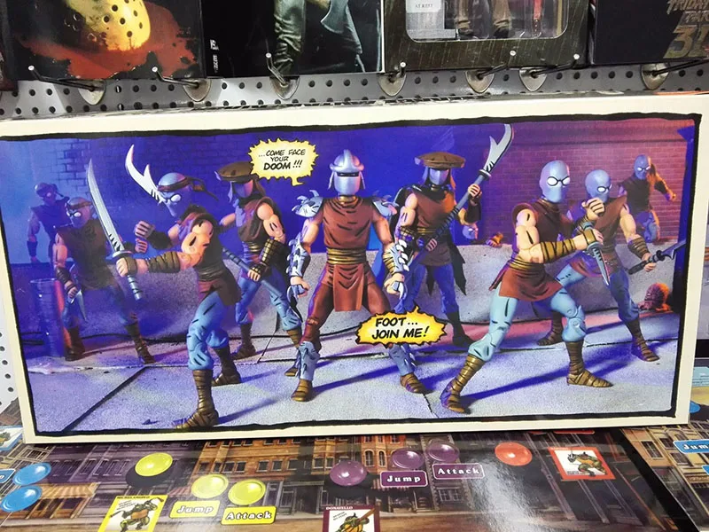 Набор из 4 NECA SDCC Ограниченная серия черепахи Рафаэль леonardo Michelangelo Donatello Shredder Ninjas " фигурка