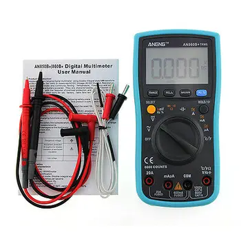 

ANG860B+ Backlight Digital Auto Ammeter Portable Multimeter Voltmeter Meter Automatic Digital Multimeter Data Multimeter