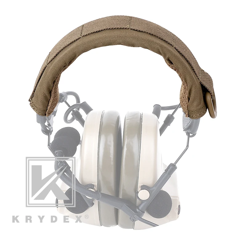 CB KRYDEX модульная Подставка для наушников Защитная крышка тактическая головная повязка наушник гарнитура подставка MOLLE защитный чехол для Говарда пелтора - Цвет: CB