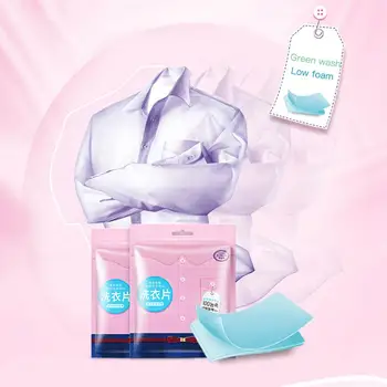 

10 pack Laundry Tablets Washing Powder Soap Laundry Liquid Paper 20 PCS 11*7*1.5cm Hygiene Natural Fragrance Skin Care Cleansing