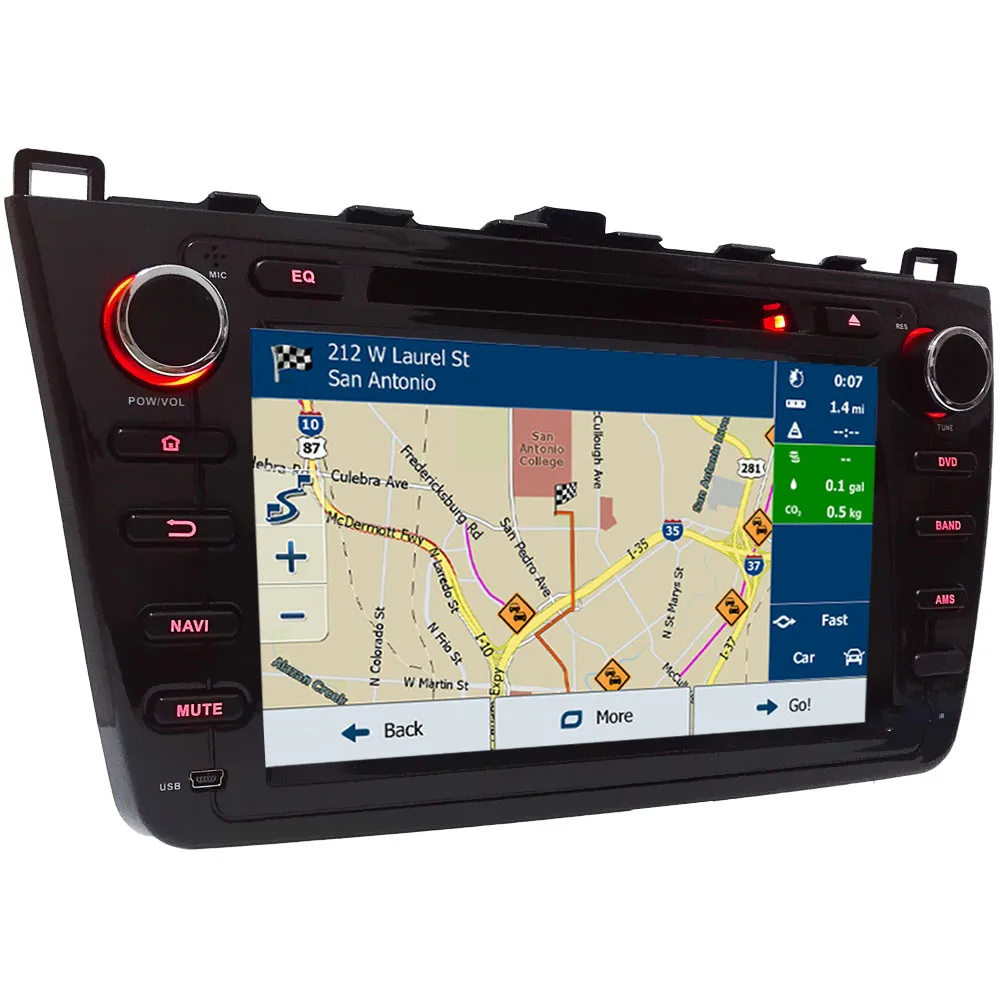 Excellent Klyde IPS 4G WIFI Android 9 Octa Core 4GB RAM 64GB ROM DSP BT Car DVD Multimedia Player Stereo For Mazda 6 Ultra Ruiyi 2008-2015 5