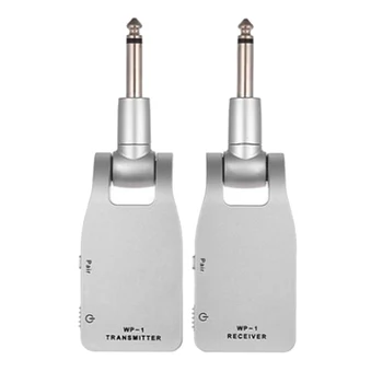 

1 Pair Wireless Guitar Transmitter Receiver Plug And Play Instrument Accessories S7