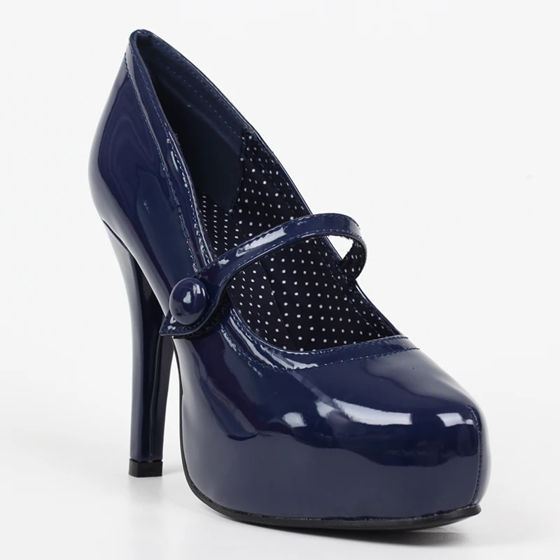 size 2 navy heels