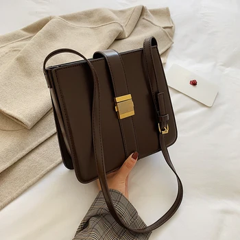 

Luxury Pu Leather Crossbody Bags for Women High Quality Small Ladies Shoulder Bags Fashion Designer Female Messenger Tote Bag