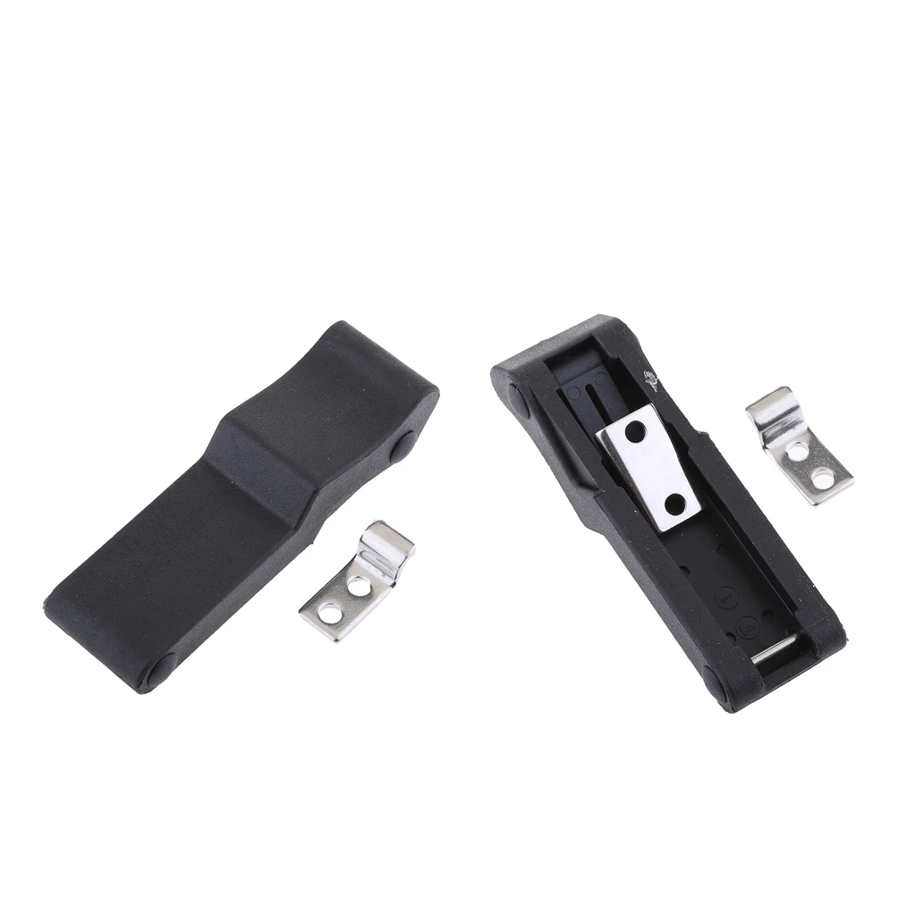 MagiDeal 2pcs Flexible Draw Latch 4'' Soft Black Rubber Replacement XK710