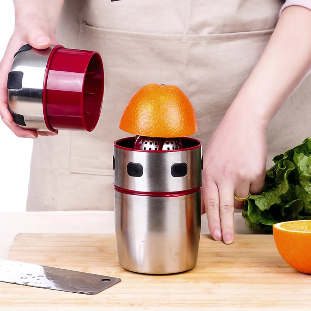 Мини-крышка, вращающаяся соковыжималка, соковыжималка, подарок, овощной ручной кухонный инструмент из нержавеющей стали, протеиновая встряхиватель, вода полезная для здоровья