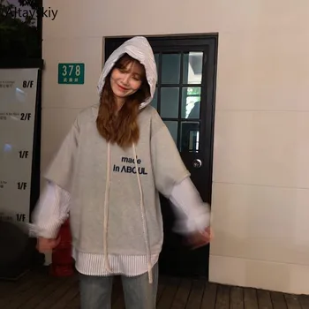 

Sweatshirts Women 2020 Autumn Winter Loose Thin Korean Style Irregular Womens Clothing Female Daily Comfortable Soft Simple Chic