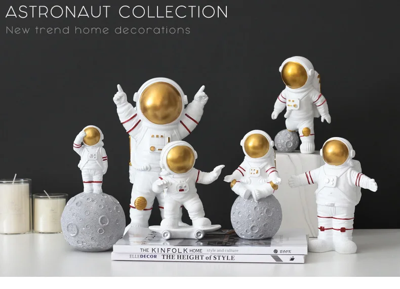 1/32 Unpainted Astronaut Moonfall Figure Spaceman Resin Statue GK Unassembled 