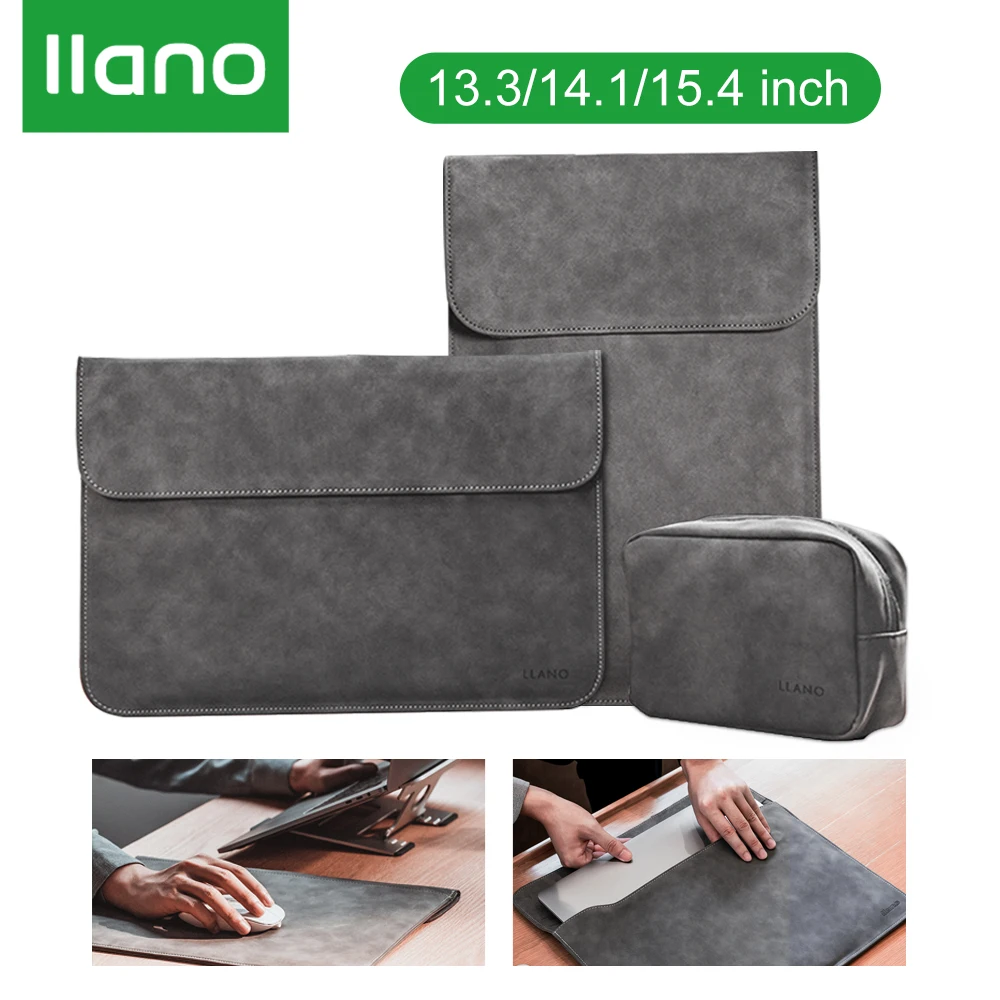 Сумка/чехол LLANO для ноутбука Apple/Macbook Air/Pro 13 15 11 12 16 чехол 2020 мягкий 3/14 4/15 4 дюймов