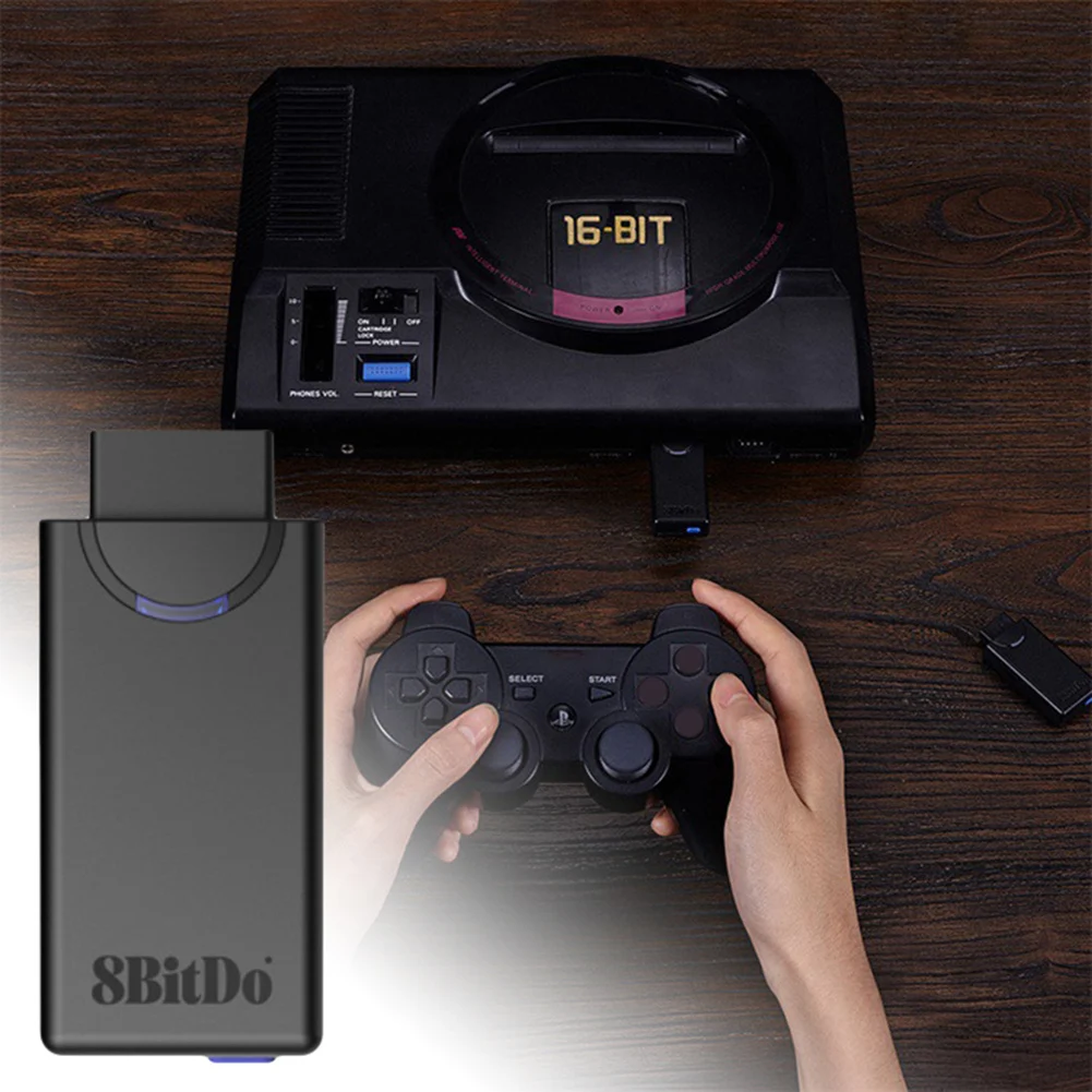 Беспроводной bluetooth-адаптер игровой контроллер приемник для 8Bitdo SEGAs Megas Drive