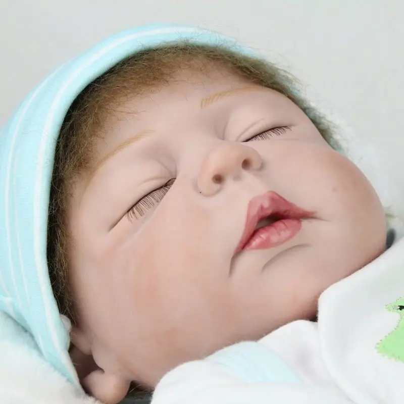 Реалистичная силиконовая виниловая Кукла Reborn Baby Doll 2" ручной работы мальчик живой подарок игрушки для девочек