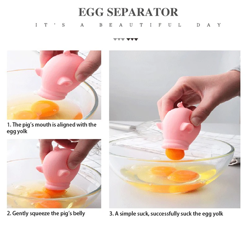 Details about   1X Plastic Egg Separator White Yolk Sifting Home Kitchen Hot Chef Dining W3C0 