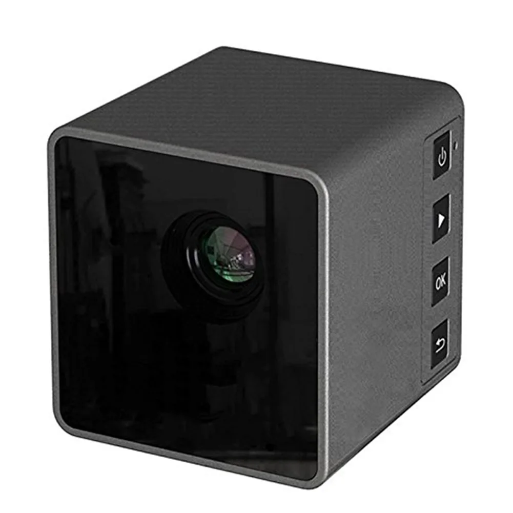 

Mini Cube Projector DLP 1080P HD Home Cinema Projectors for Smartphone Laptop Tablet Hi 888